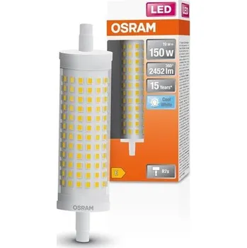 Svítidlo LED žárovka OSRAM LED Line s retrofit paticí R7s, 19 W / 2452 lm, studená bílá a čiré světlo s 4000