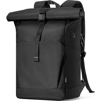 Městský batoh Voděodolný rolltop batoh INATECK vhodný na cesty 30L Barva: Černá 30l