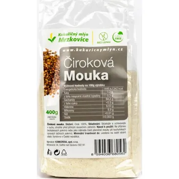 Mouka Kukuřičný mlýn Čiroková mouka hladká 400 g