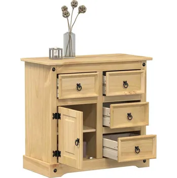 Příborník do zásuvky vidaXL Příborník Corona 80 x 40 x 75 cm masivní borové dřevo