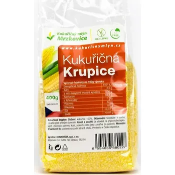 Mouka Kukuřičný mlýn - kukuřičná krupice - bezlepková - 400 g