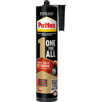 Průmyslové lepidlo PATTEX ONE FOR ALL - Montážní lepidlo bílé 440 g, PATTEX-ONE-FOR-ALL
