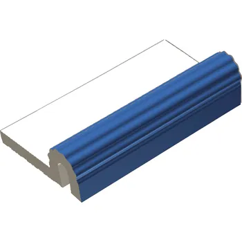 Stavebniny RAKO Pool - Přelivová hrana bílo-modrá 20x11,5, XPP55005