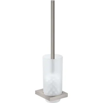 WC štětka Keuco Edition 11 - WC štětka s držákem, matné sklo/kartáčovaný nikl 11164059000