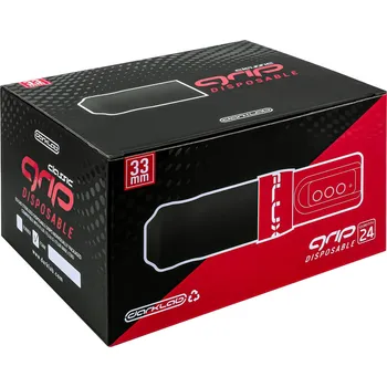 Tetovací strojek ▶ FK Irons Flux gumový jednorázový grip černý Classic 33 mm, 24x