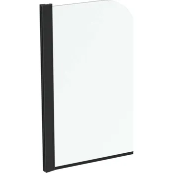Vanová zástěna Ideal Standard Connect 2 - Vanová zástěna 80x140 cm, černá/čiré sklo T9924V3