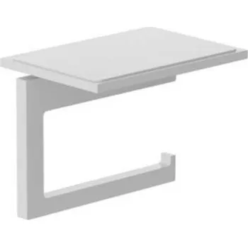 Kludi Vela C - Držák toaletního papíru s poličkou, matná bílá 3197153