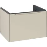 Villeroy & Boch Subway 3.0 - Umyvadlová skříňka, 62x43x48 cm, 1 zásuvka, Cashmere Grey C57502VN