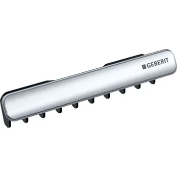 Sifon Geberit ONE - Kryt výpusti umyvadel s vodorovným odtokem, hřebenová vložka, lesklý chrom 505.082.21.1