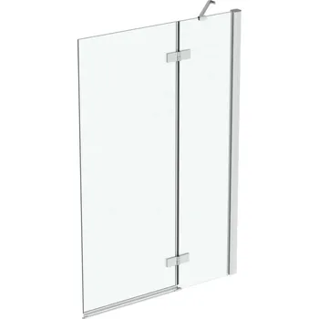 Vanová zástěna Ideal Standard i.Life - Vanová zástěna, dvoudílná, 100 cm, pravá, silver bright/čiré sklo T4886EO