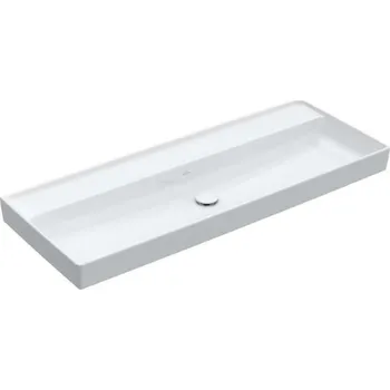 Umyvadlo Villeroy & Boch Collaro - Umyvadlo nábytkové 120x47 cm, bez přepadu, bez otvoru pro baterii, CeramicPlus, Stone White 4A33C3RW