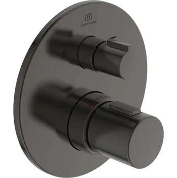 Vodovodní baterie Ideal Standard CeraTherm - Termostatická vanová baterie pod omítku, Magnetic Grey A5814A5