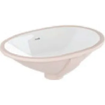 Umyvadlo Kludi Resa - Umývátko, 47x33 cm, bez přepadu, lesklá bílá 59W0143