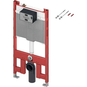 WC sada Tece TECEprofil - Předstěnová instalace pro závěsné WC s nádržkou Octa II, 8 cm, stavební výška 1,12 m 9300500