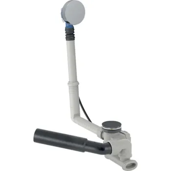 Sifon Geberit Příslušenství - Vanová odtoková a přepadová souprava, délka 26 cm, lesklý chrom 150.530.21.6