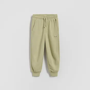 Reserved - Bavlněné jogger kalhoty - světle zelená - 474HK-70X - 474HK-70X-110