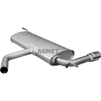 Tlumič výfuku Zadní tlumič výfuku ASMET 06.025