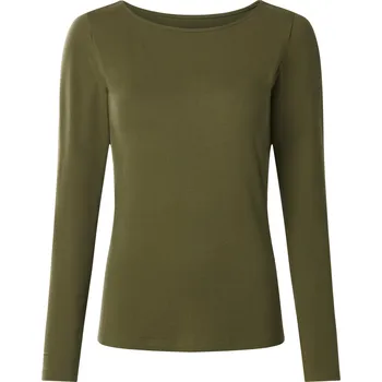 Dámské tričko esmara® Dámské triko s dlouhými rukávy (zelená, S(36/38))