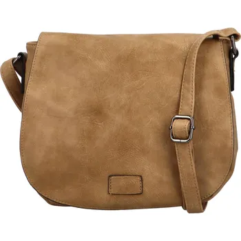 Kabelka Menší dámská crossbody s velkou klopou Rashida, khaki