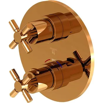Vodovodní baterie Steinberg 250 - Termostatická baterie pod omítku pro 2 spotřebiče, růžové zlato 250 4133 3 RG
