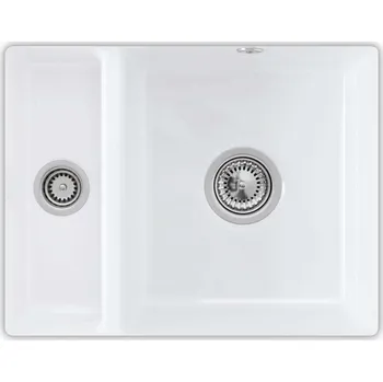 Villeroy & Boch Subway 60 - Keramický dřez 55x44 cm, CeramicPlus, Stone White 675801RW