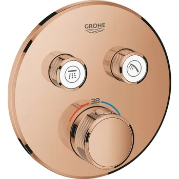 Vodovodní baterie Grohe Grohtherm SmartControl - Termostatická sprchová baterie pod omítku, 2 ventily, Warm Sunset 29119DA0