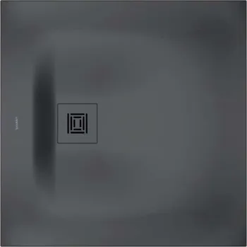 Sprchová vanička Duravit Sustano - Sprchová vanička, 80x80 cm, DuraSolid, matná tmavě šedá 720269650000000
