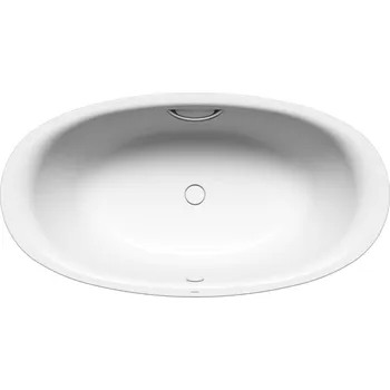 Vana Kaldewei Avantgarde - Vana Ellipso Duo Oval 232, 190x100 cm, s otvory pro madlo, Perl-Effekt, bílá 286210113001