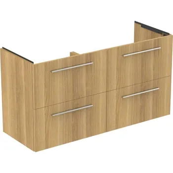 Nábytek Ideal Standard i.Life A - Umyvadlová skříňka, 63x120x44 cm, 4 zásuvky, přírodní dub T5513NX