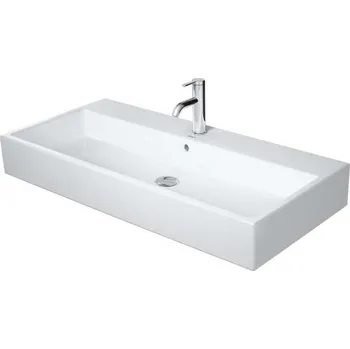 Duravit Vero Air - Umyvadlo nábytkové 100x47 cm, s přepadem, otvor pro baterii, bílá 2350100027