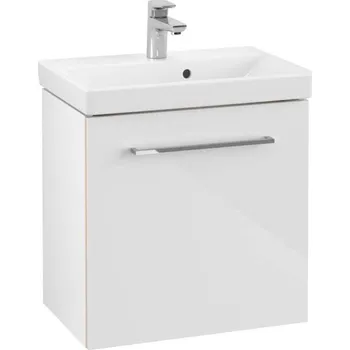 Koupelnový nábytek Villeroy & Boch Avento - Umyvadlová skříňka, 53x51x35 cm, 1 dvířka, Crystal White A88800B4