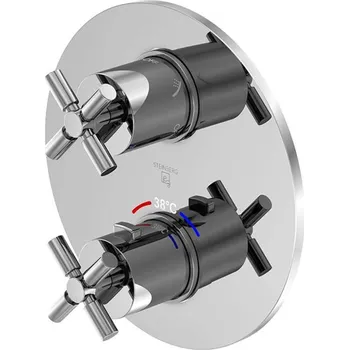Vodovodní baterie Steinberg 250 - Termostatická baterie pod omítku pro 3 spotřebiče, chrom 250 4123 3
