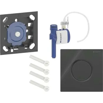 Geberit - Pneumatické ovládání splachování pisoáru typ 40, easy to clean, matná černá 116.014.14.1