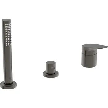 Vodovodní baterie Ideal Standard La Dolce Vita - Baterie na okraj vany, 3-otvorová instalace, Magnetic Grey BD670A5