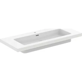 Umyvadlo Ideal Standard Extra - Umyvadlo, 51x121 cm, s přepadem, otvor pro baterii, bílá T4370V1