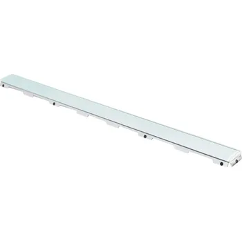 Odvodňovací žlab Tece TECEdrainline - Rošt pro sprchový žlab 80 cm, sklo/bílá 600891