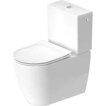 Klozet Duravit Soleil by Starck - WC kombi mísa, Vario odpad, Rimless, bílá 2011090000