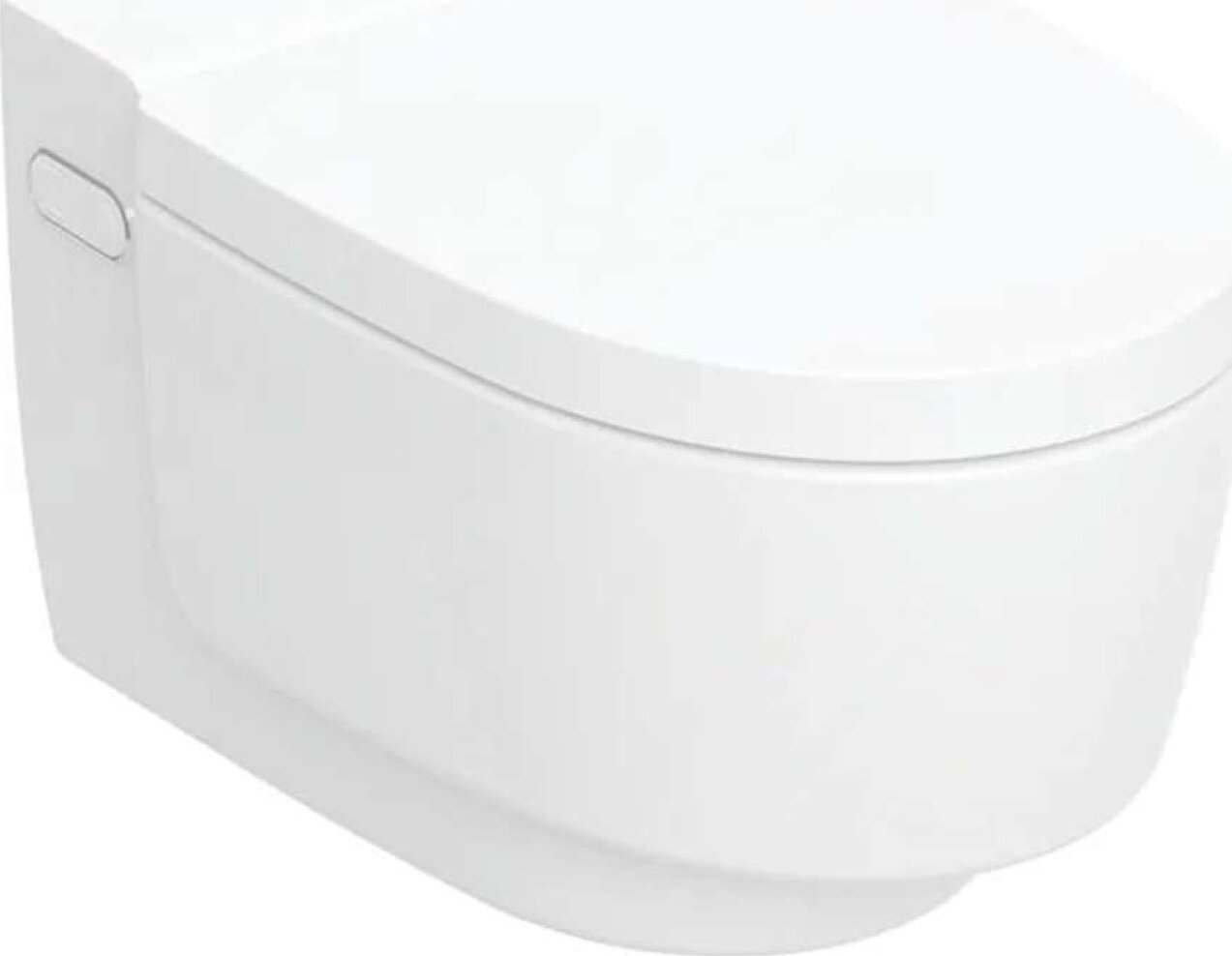 Geberit AquaClean - Elektronický bidet Mera Comfort s keramikou, závěsný, TurboFlush, SoftClosing, KeraTect, bílá 146.210.11.1