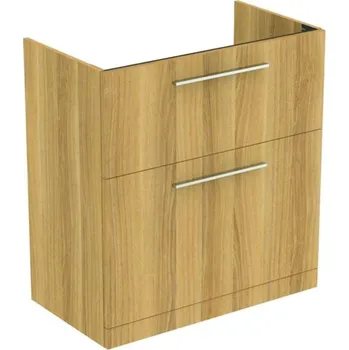 Koupelnový nábytek Ideal Standard i.Life A - Umyvadlová skříňka, 80x44x85 cm, 2 zásuvky, přírodní dub T5274NX