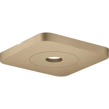 Vodovodní baterie Axor Citterio C - Krycí rozeta 12x12 cm, kartáčovaný bronz 28802140