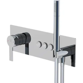 Vodovodní baterie Steinberg 390 - Baterie pod omítku pro 3 spotřebiče, s tělesem, chrom 390 2232 2