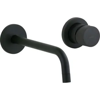 Vodovodní baterie Paffoni Jo - Umyvadlová baterie pod omítku s tělesem, 2-otvorová instalace, matná černá JO007NO70