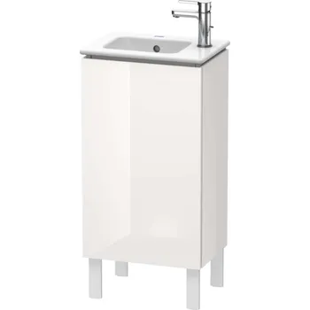 Koupelnový nábytek Duravit L-Cube - Umyvadlová skříňka 86x42x29 cm, pravá, 1 dvířka, lesklá bílá LC6273R2222