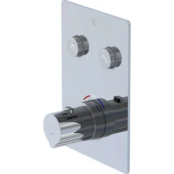 Vodovodní baterie Steinberg 390 - Termostatická baterie pod omítku pro 2 spotřebiče, chrom 390 4221 3