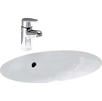 Umyvadlo Laufen Lipsy - Vestavné umyvadlo, 57x41 cm, broušená, bílá H8112910000001