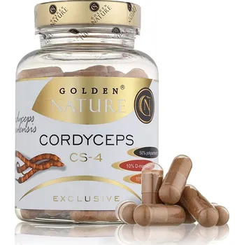 Přírodní produkt Golden Nature GN Exclusive Cordyceps sinensis CS-4 50% polysacharidů