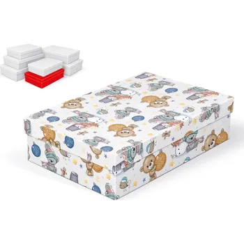 Dárková taška UNIPAP krabice dárková vánoční A-V010-C 28x18x7cm 5371025 557849