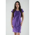 Dámská noční košile Gabra fialová s puntíky S