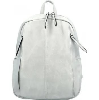 Městský batoh Stylový dámský koženkový kabelko/batoh Cedra, šedý