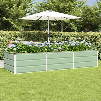 Pěstitelství Truhlík Zelená 240 x 80 x 45 cm Ocel